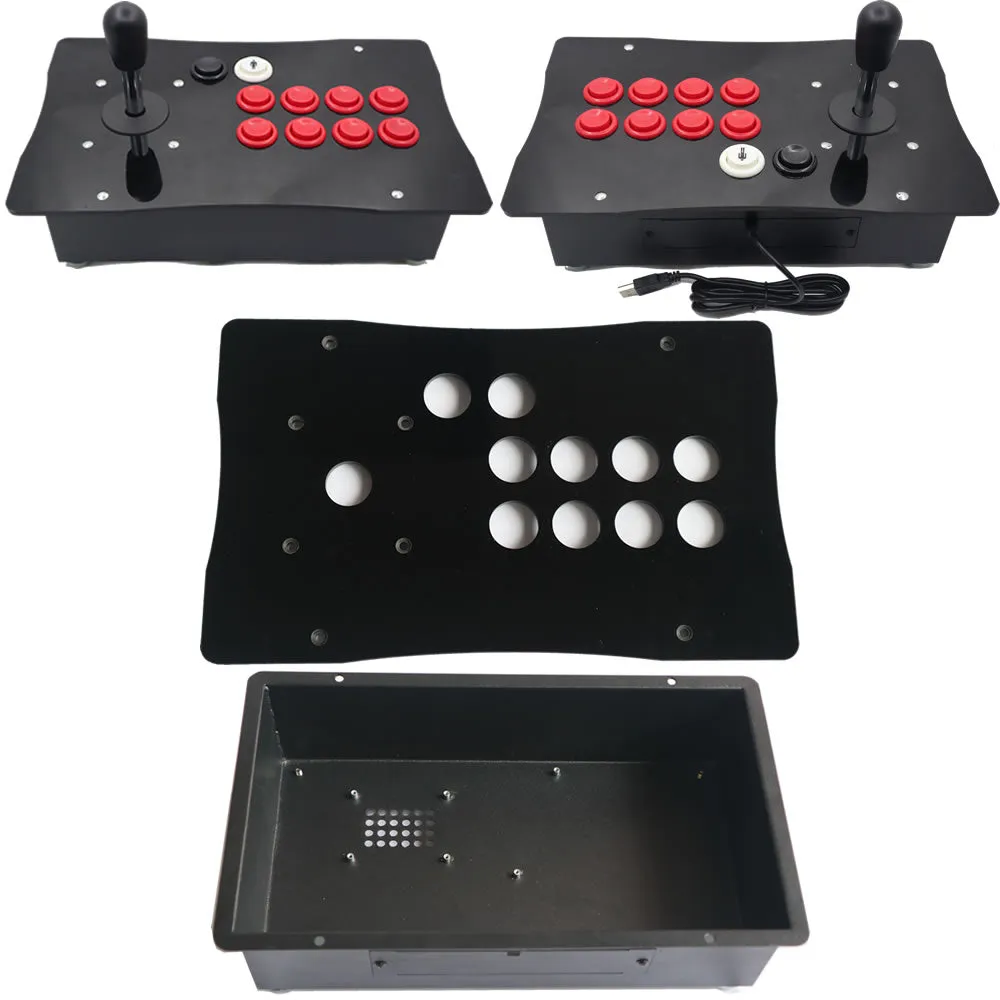 RAC-K500H Heavy Metal Arcade Case & Acrylic Panel for Happ Joystick DIY
