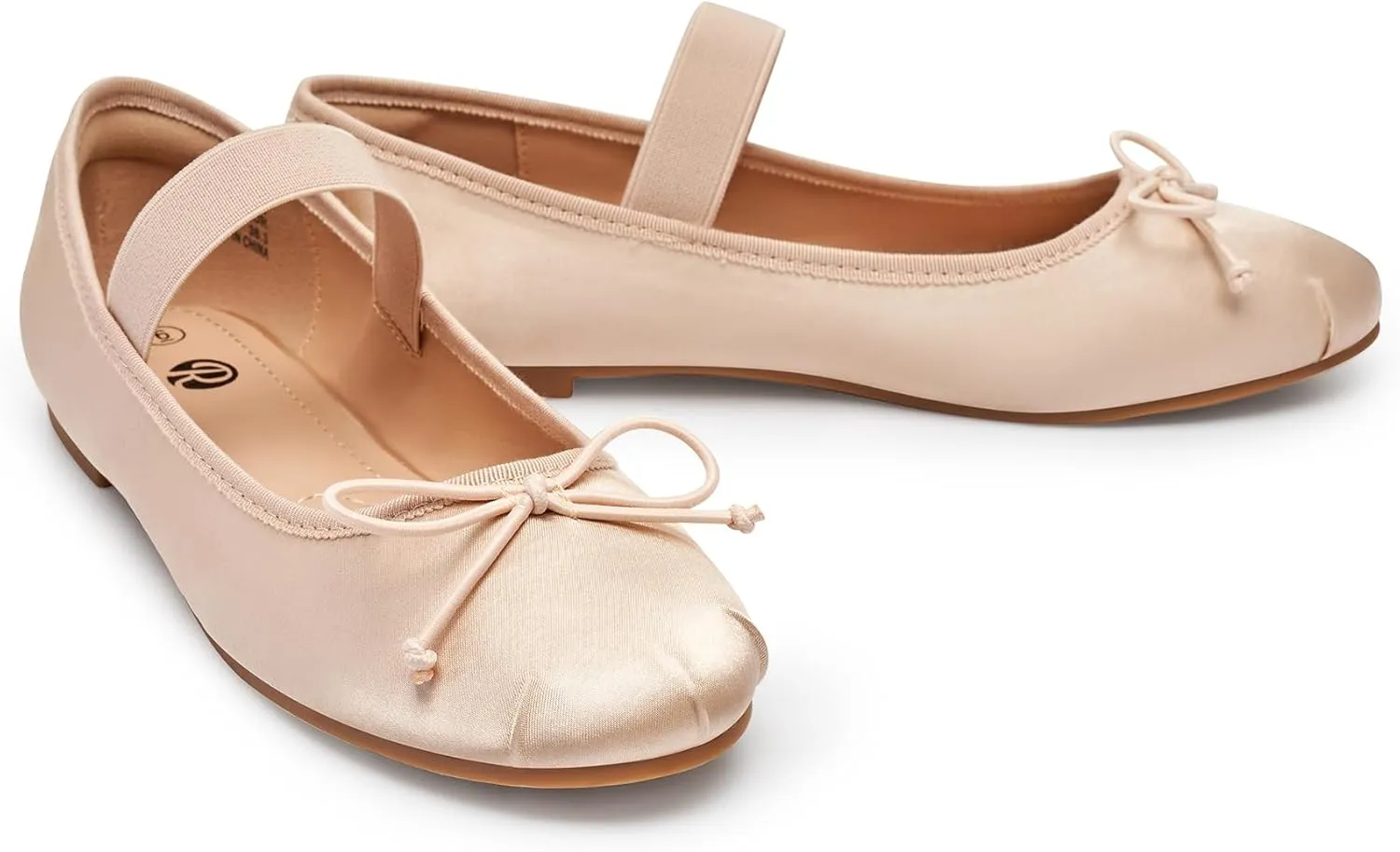 Rekayla Women's Flats - Ballet, Black, Comfortable Dressy Shoes - Round Toe, Foldable Mary Jane