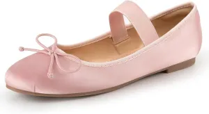 Rekayla Women's Flats - Ballet, Black, Comfortable Dressy Shoes - Round Toe, Foldable Mary Jane