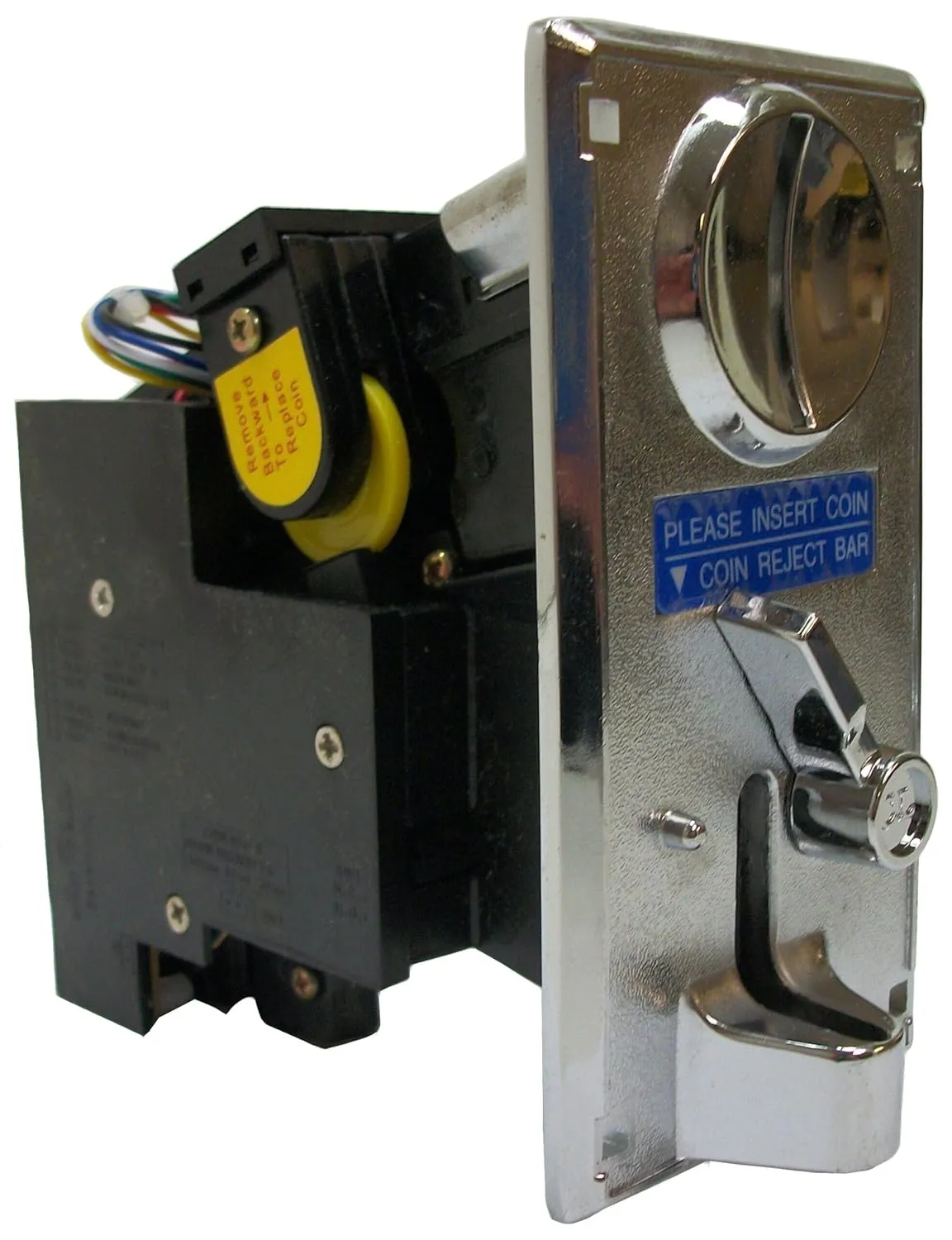 RetroArcade.us Coin Selector-4: Advanced CPU Compatible zinc Plated Panel, Coin Dia: Jamma Board Co
