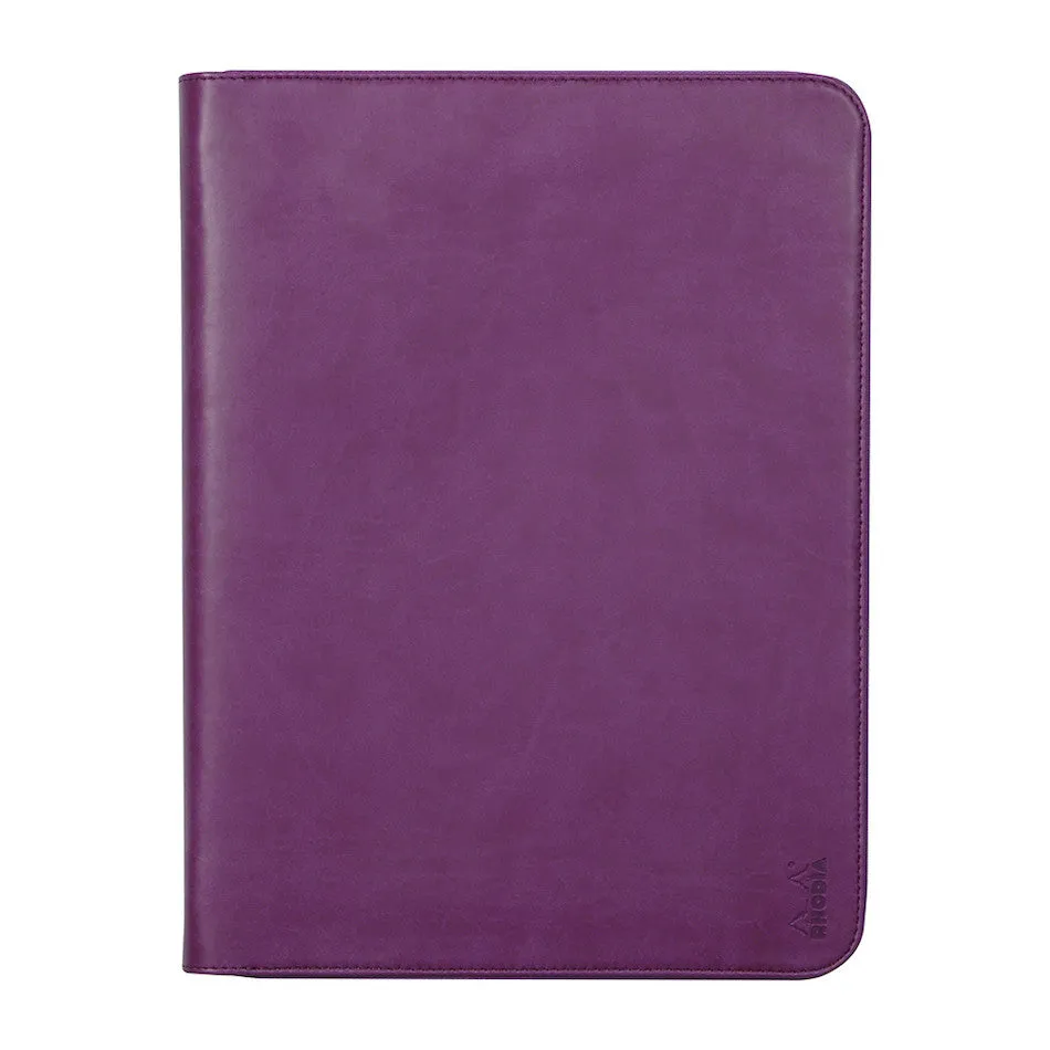 Rhodia Large Zipped Portfolio A4 Purple