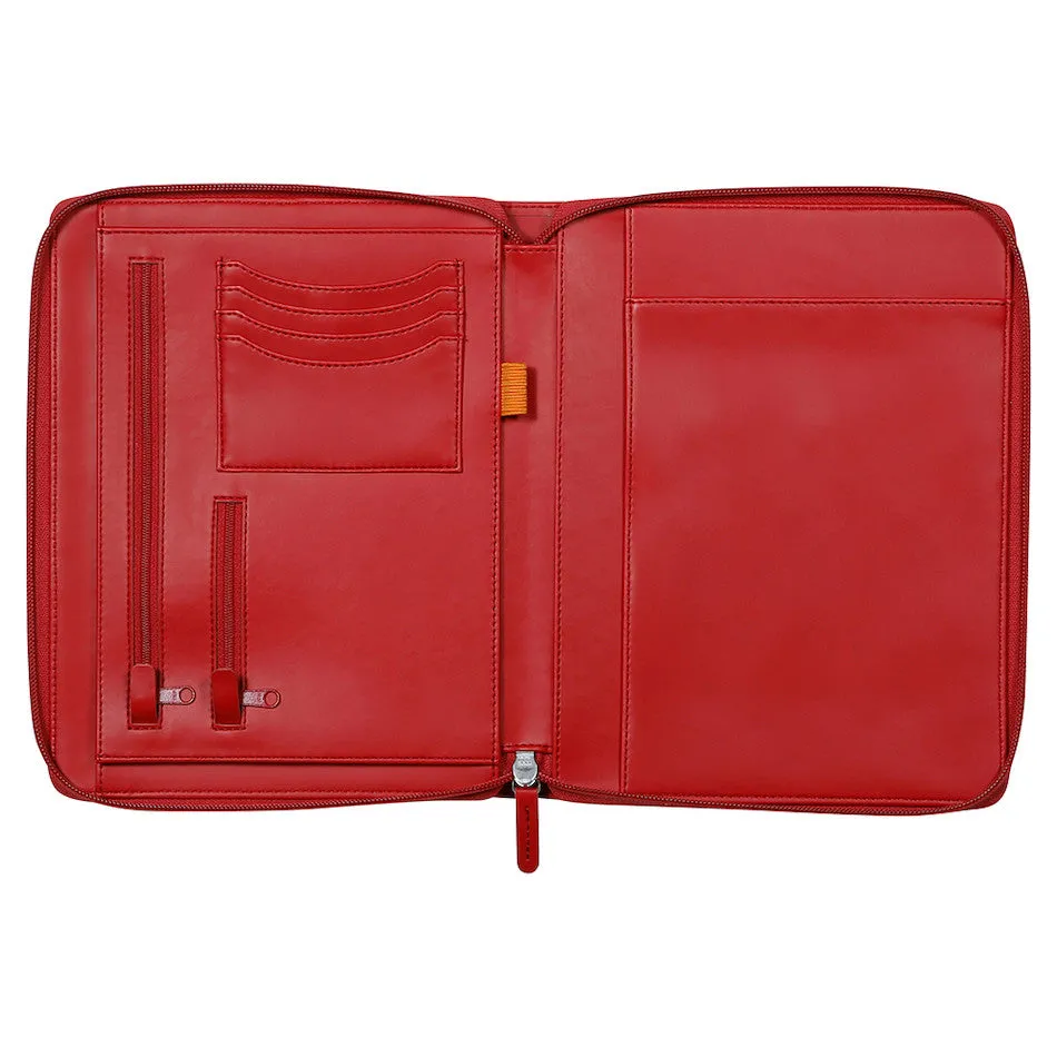 Rhodia Small Zipped Portfolio A5 Poppy