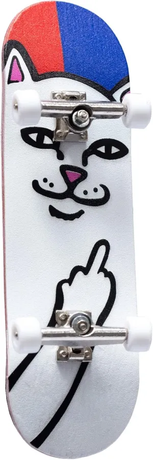 RIPNDIP Lord Nermal Mini Skateboard (Red/Blue)
