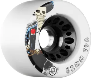 RollerBones Day of The Dead Speed/Derby Wheels with a Nylon Core (Set of 4)