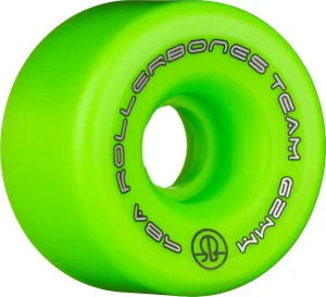Rollerbones Team Logo 98A Recreational Roller Skate Wheels (Set of 8)