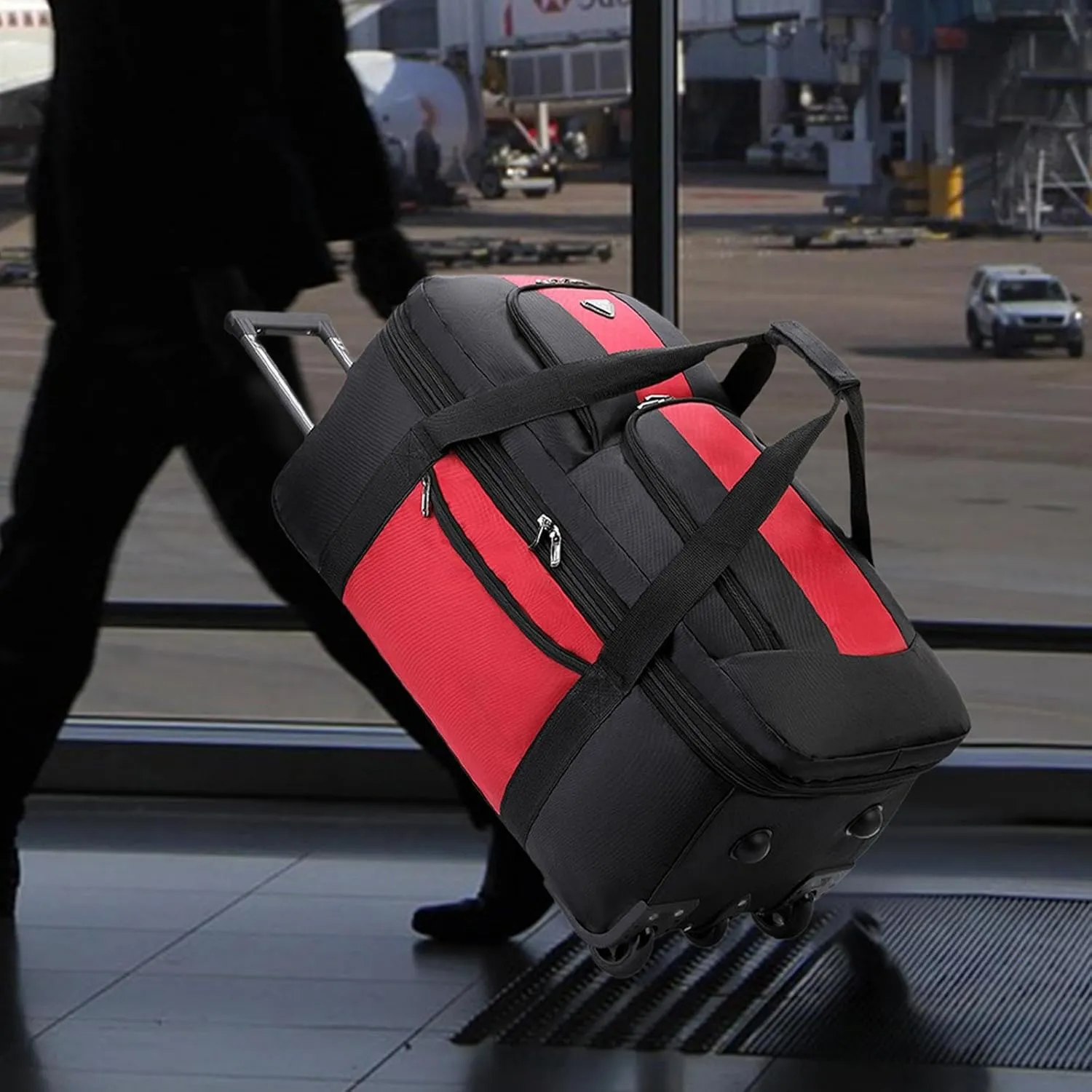 Rolling Travel Bag with Wheels for Business and Leisure