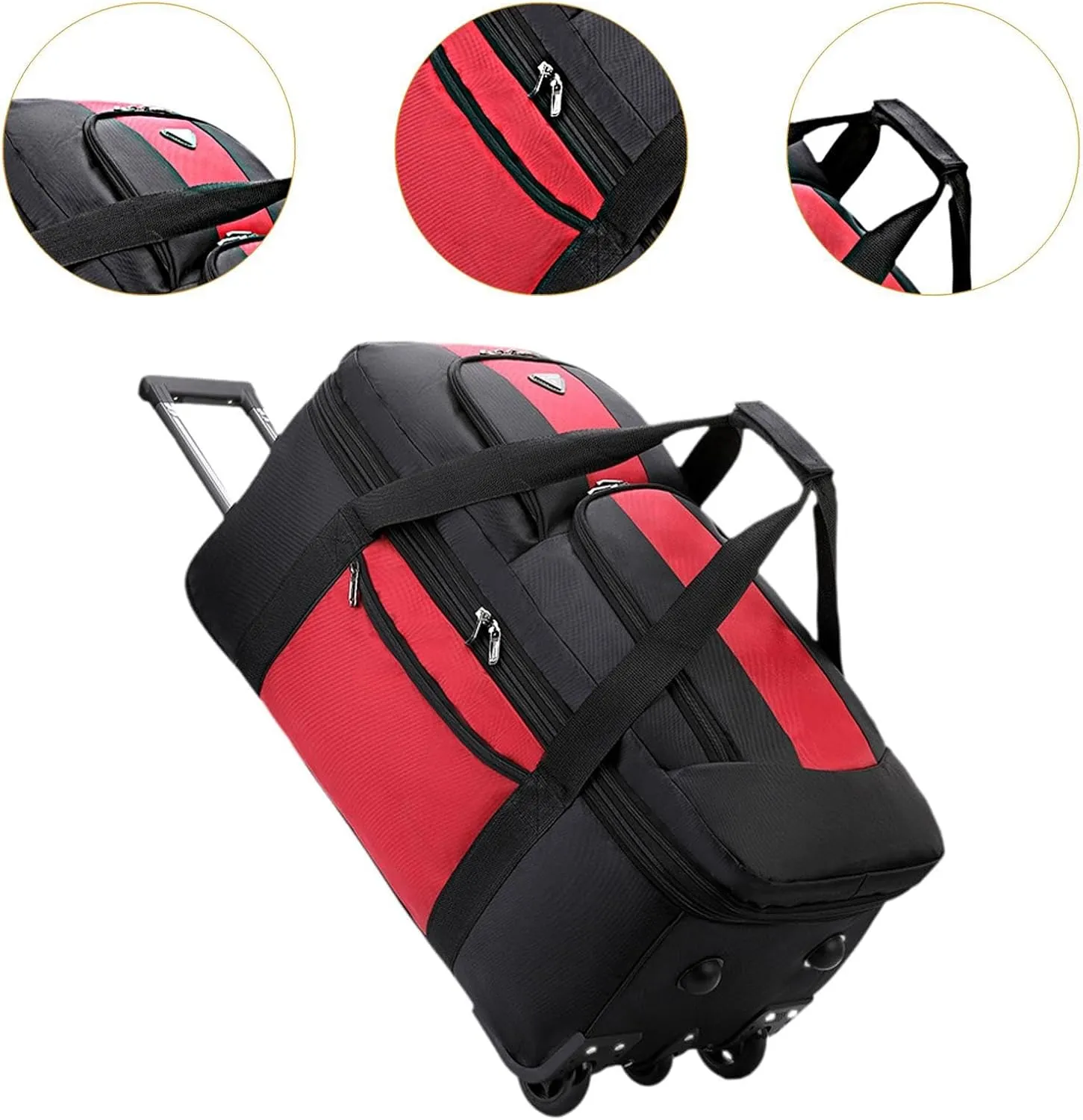 Rolling Travel Bag with Wheels for Business and Leisure