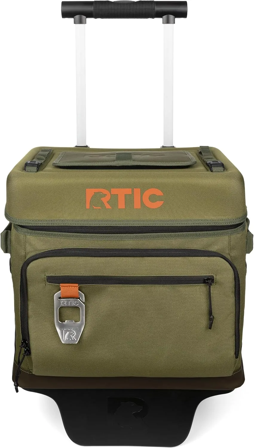 RTIC 40 Can Everyday Wheeled Cooler, Soft Sided Insulated Portable Rolling Collapsible Cooler Bag with Wheels and Handle for Outdoor, Beach, Camping, Sports, Travel, Leakproof