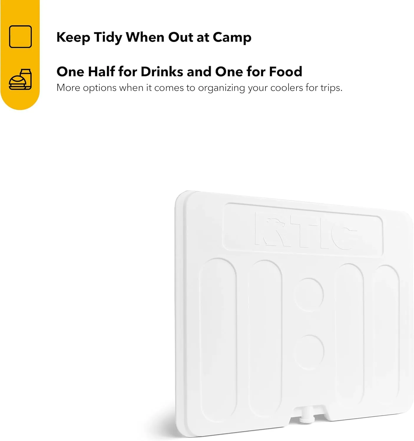RTIC Ultra-Light Cooler Divider, Accessories Perfect for Outdoors, Camping and Travel, Insert to Keep Contents Divided for Organization