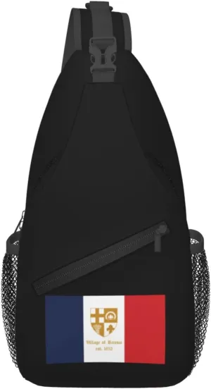 Russia flag Crossbody Bags For Women Men Chest Backpack Gym Shoulder Bag Travel Outdoor Sports Casual Crossbody Bags