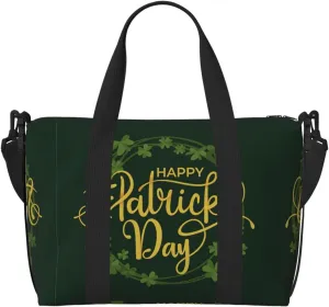 Saint Patrick's Day Personal Item Travel Bags for Women - Durable Travel Duffel Bags, Gym Bags for Overnight Trips