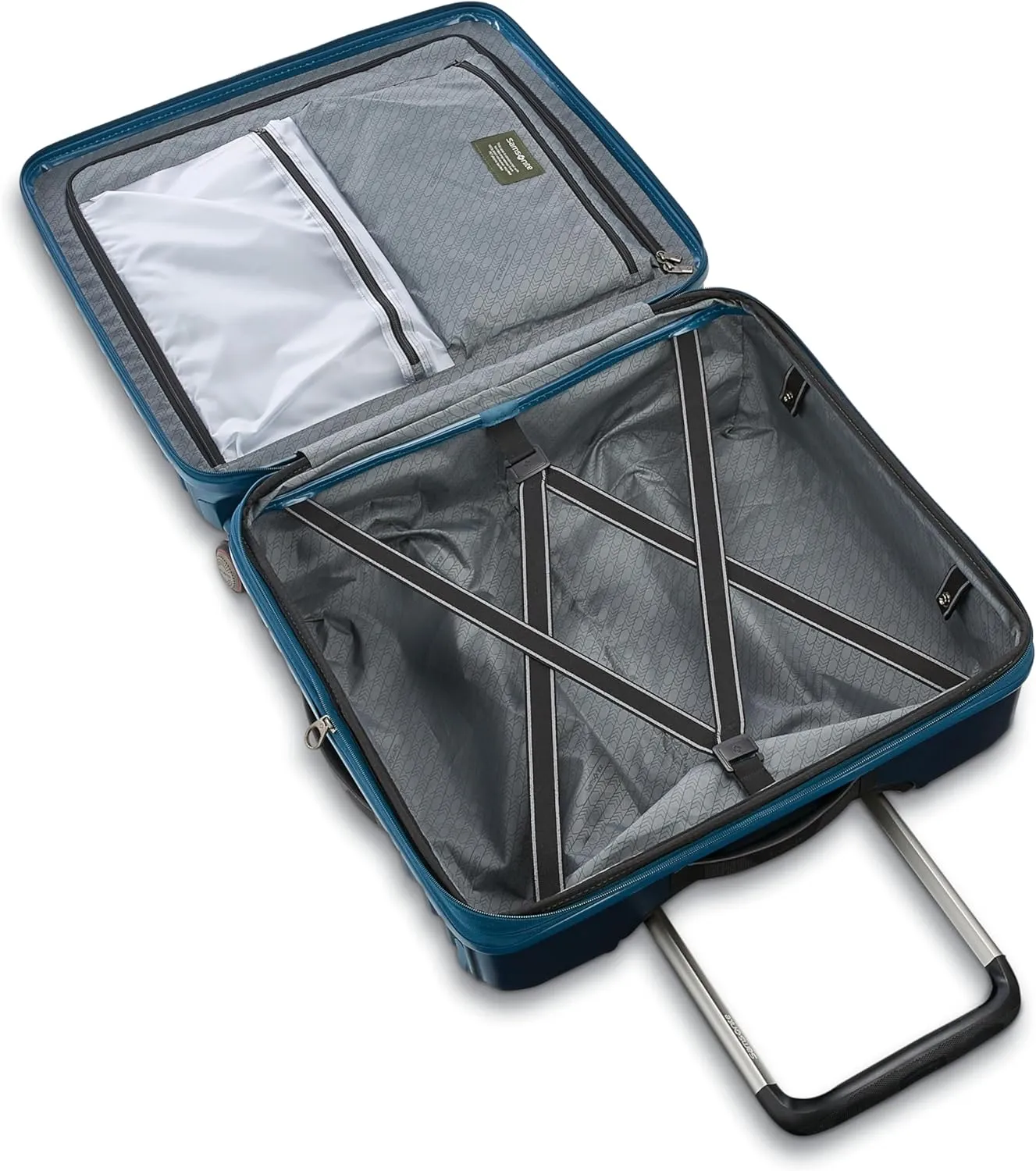 Samsonite Stryde 2 Hardside Expandable Luggage with Double Spinner Wheels, Medium Glider, Deep Teal
