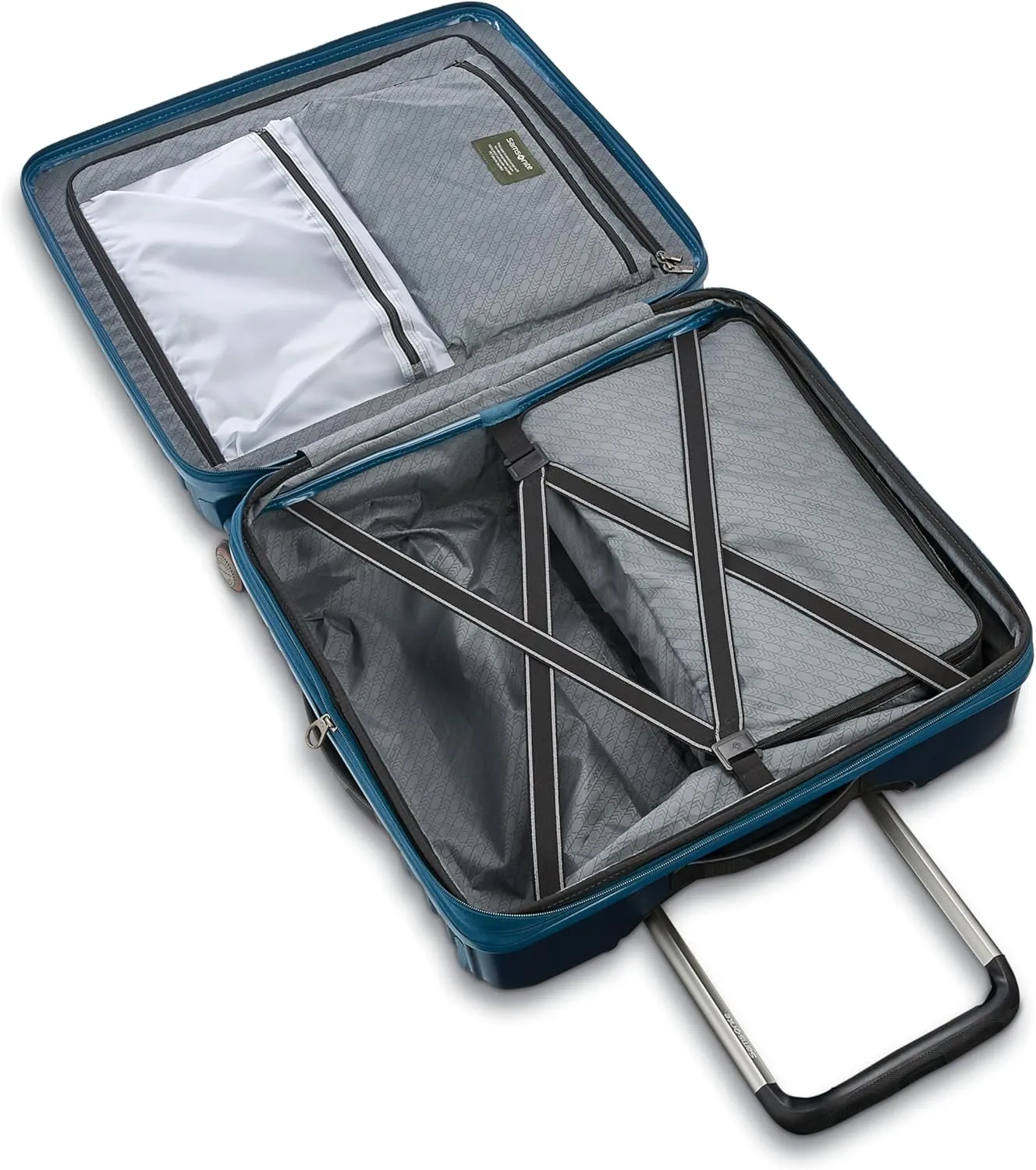 Samsonite Stryde 2 Hardside Expandable Luggage with Double Spinner Wheels, Medium Glider, Deep Teal