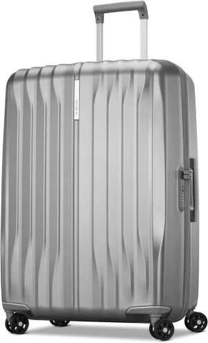 Samsonite UpLIFT 27" Lightweight Hardside Large Checked Luggage with Spinner Wheels - Expandable Luggage - Airline-Approved, Polycarbonate Hard Suitcase for Ultra Lightweight Travel - Silver Shimmer