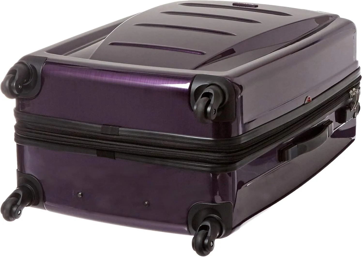 Samsonite Winfield 2 Hardside Expandable Luggage with Spinner Wheels, Purple, Checked-Large 28-Inch