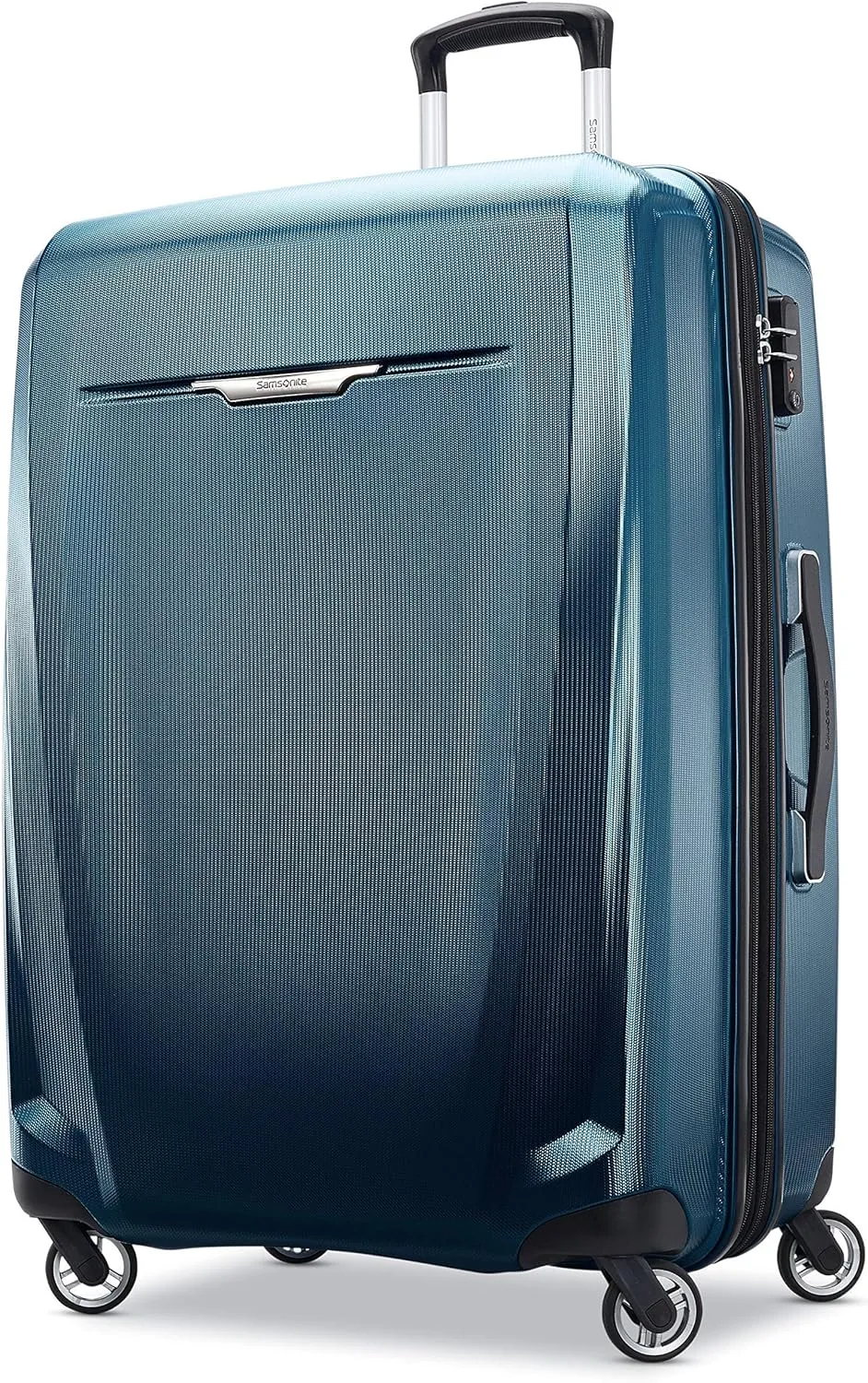 Samsonite Winfield 3 DLX Hardside Expandable Luggage with Spinners, Navy, 3-Piece Set (20/25/28)