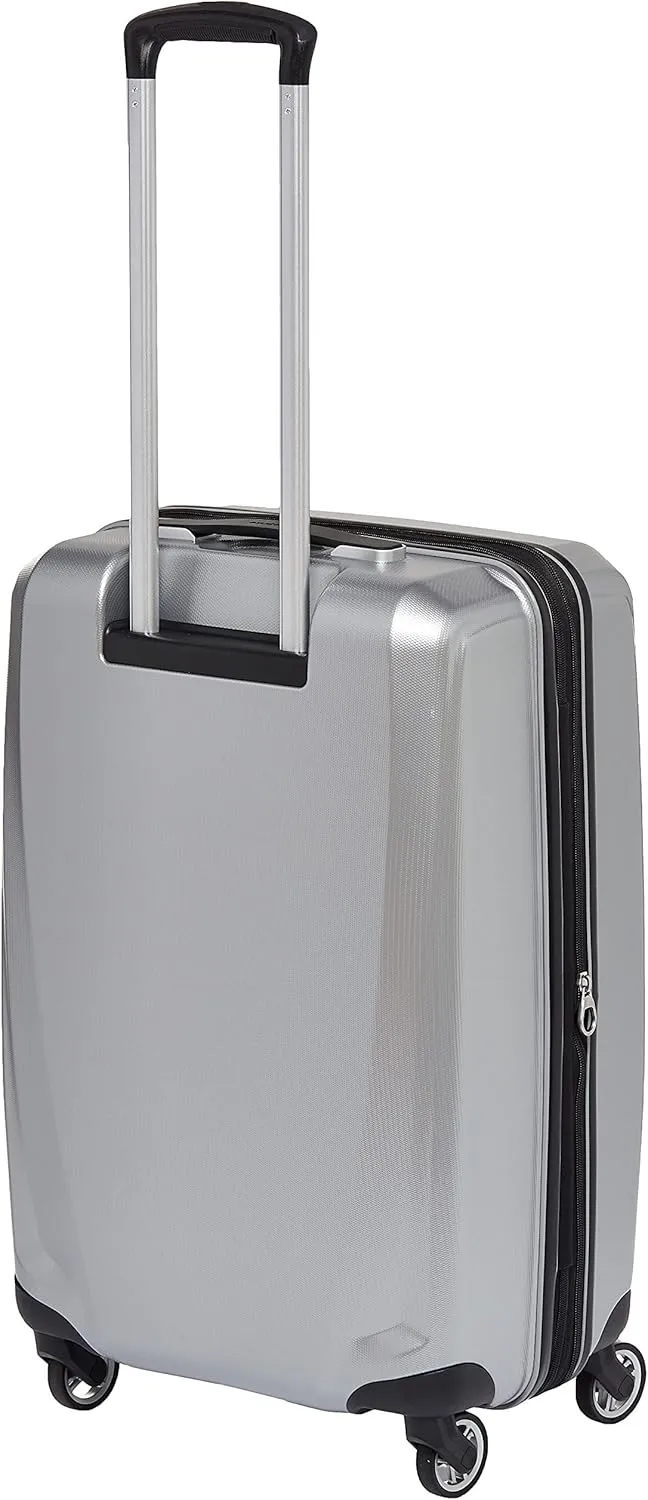 Samsonite Winfield 3 DLX Hardside Expandable Luggage with Spinners, Silver, Carry-On 20-Inch