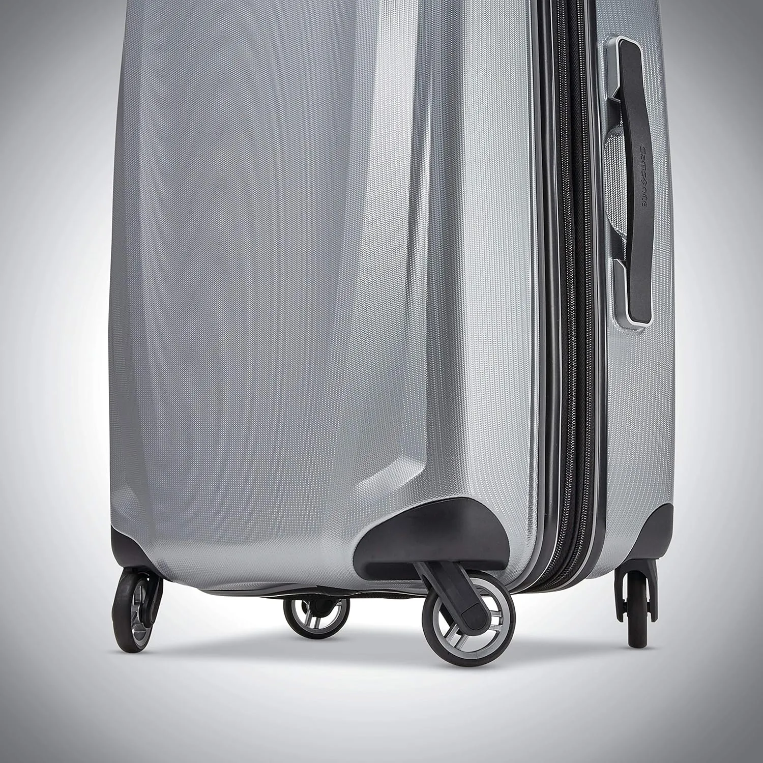 Samsonite Winfield 3 DLX Hardside Expandable Luggage with Spinners, Silver, Carry-On 20-Inch