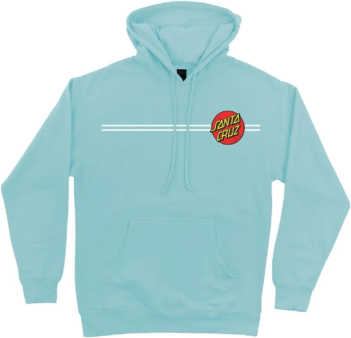 SANTA CRUZ Men's Pullover Hooded Sweatshirt Classic Dot Skate Sweatshirt