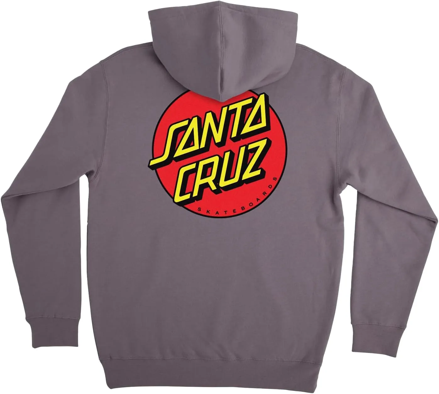 SANTA CRUZ Men's Pullover Hooded Sweatshirt Classic Dot Skate Sweatshirt