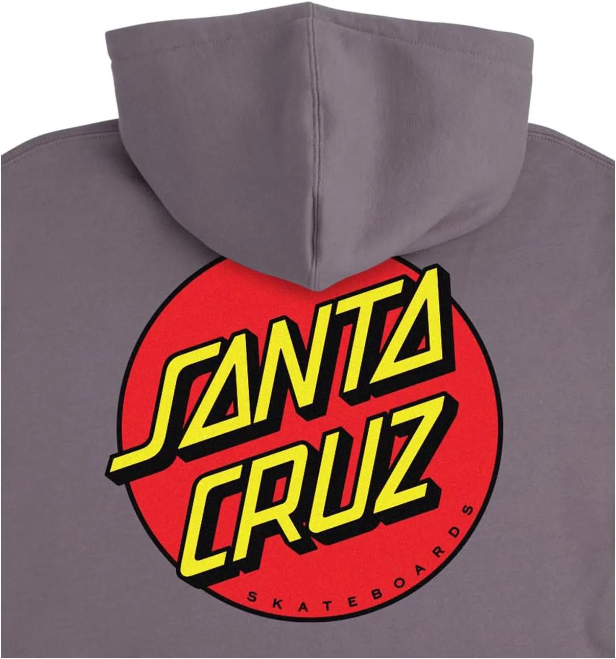 SANTA CRUZ Men's Pullover Hooded Sweatshirt Classic Dot Skate Sweatshirt