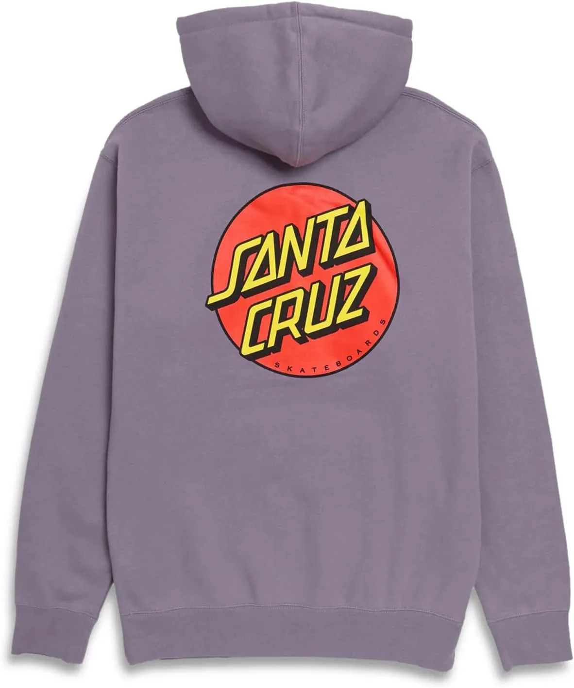 SANTA CRUZ Men's Pullover Hooded Sweatshirt Classic Dot Skate Sweatshirt