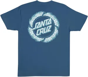 SANTA CRUZ Men's S/S T-Shirt Flame Ringed Dot Skate T-Shirt