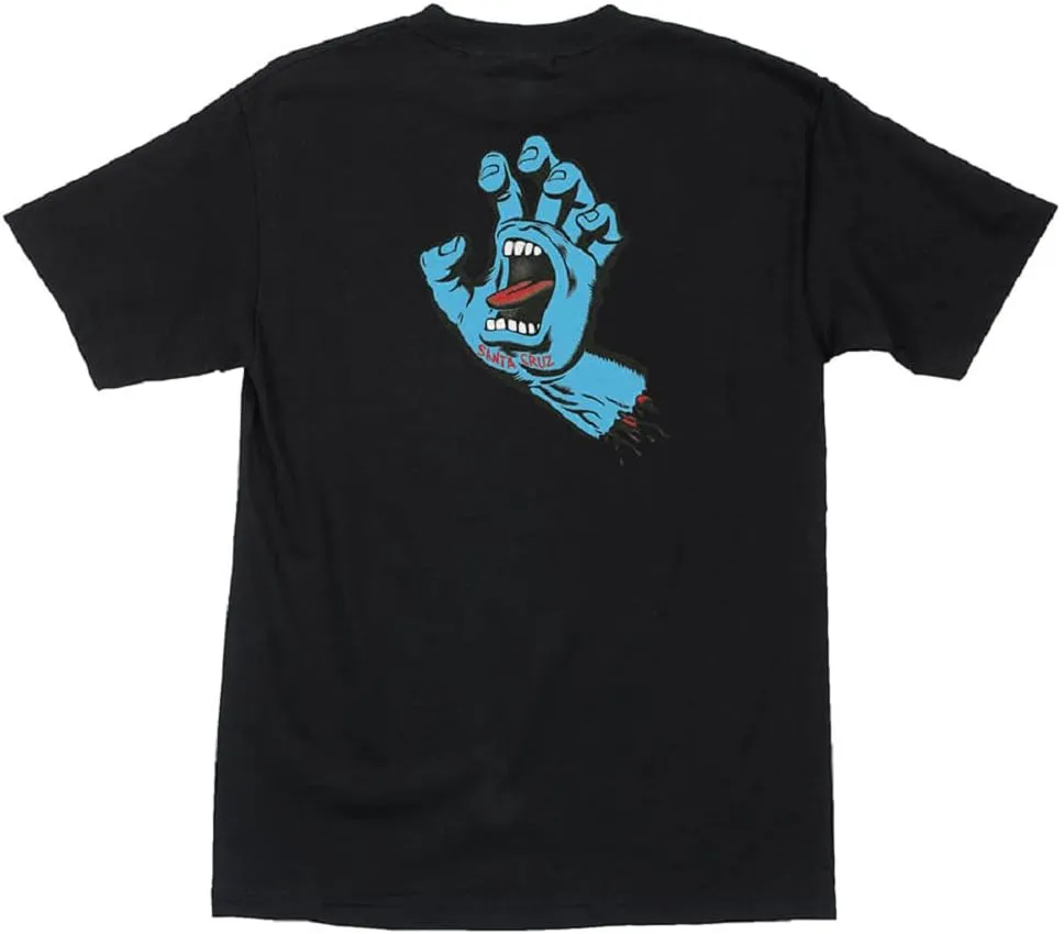 SANTA CRUZ Men's S/S T-Shirt Screaming Hand Skate T-Shirt