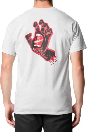 SANTA CRUZ Men's S/S T-Shirt Screaming Hand Skate T-Shirt