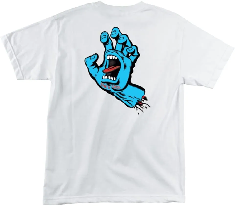 SANTA CRUZ Men's S/S T-Shirt Screaming Hand Skate T-Shirt