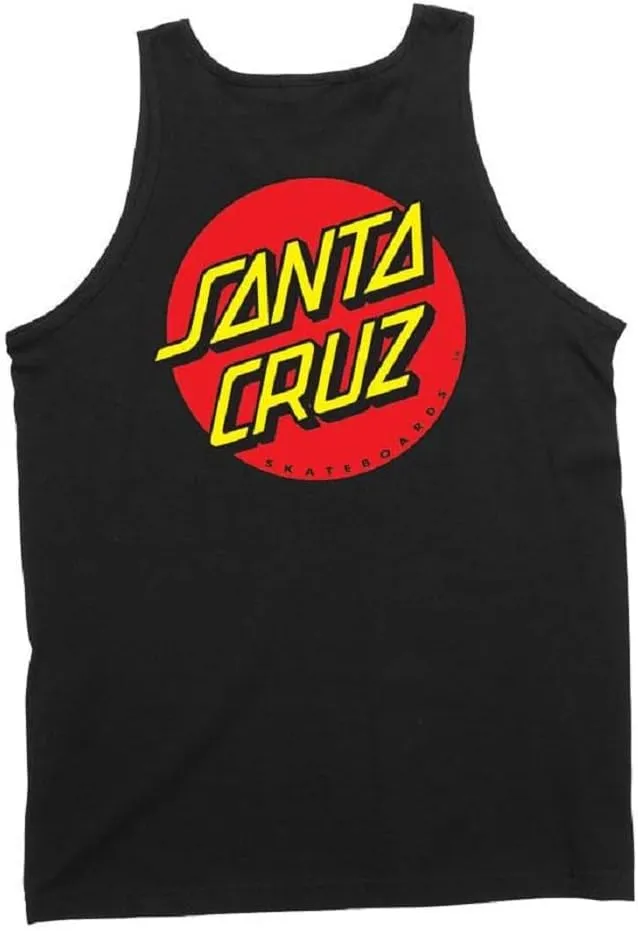 SANTA CRUZ Men's Tank Top Classic Dot Skate Tank Top