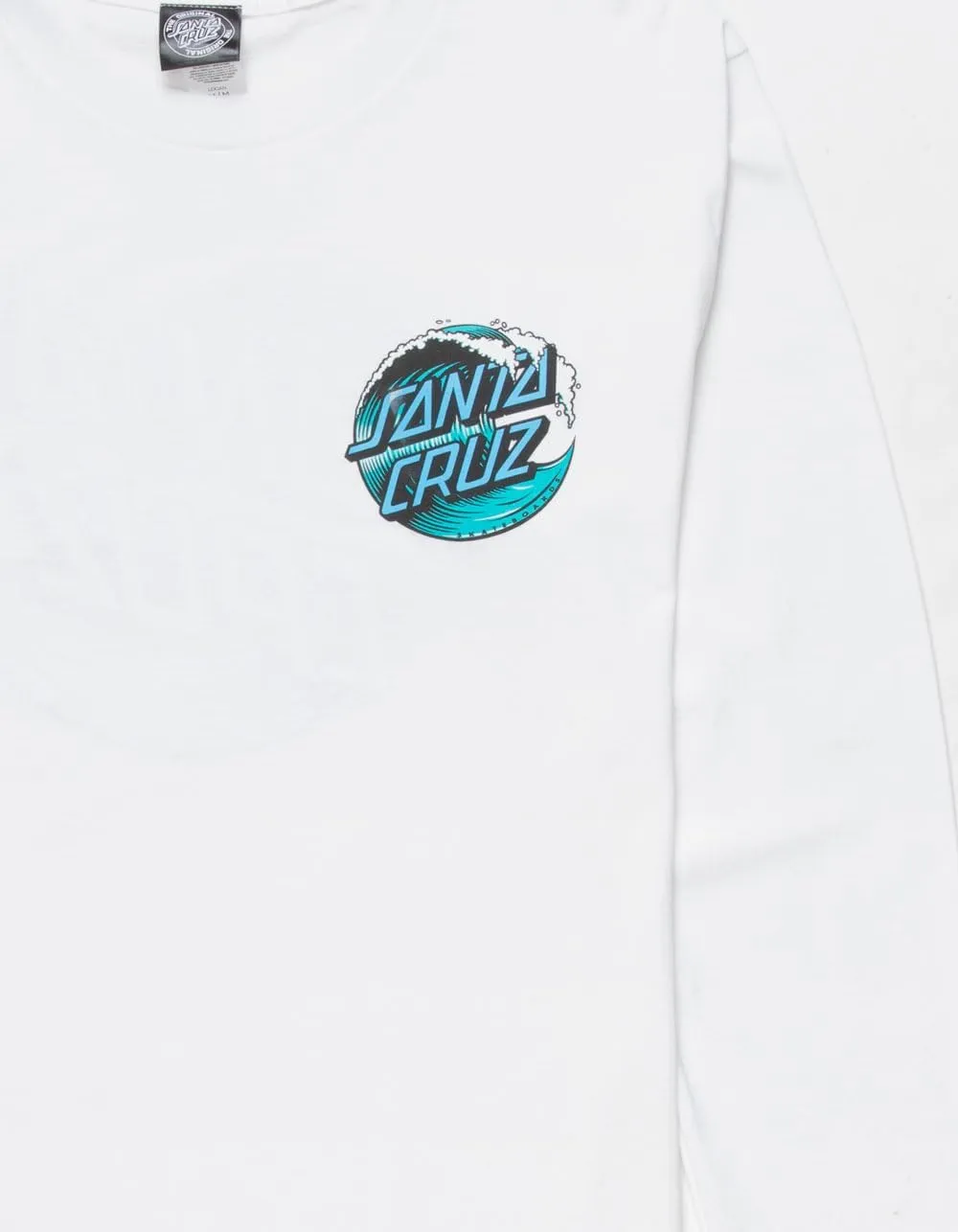 SANTA CRUZ Men's Wave Dot L/S Skate Shirts
