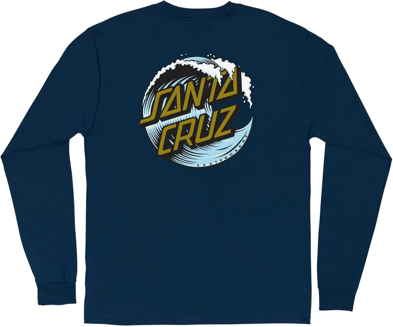 SANTA CRUZ Men's Wave Dot L/S Skate Shirts