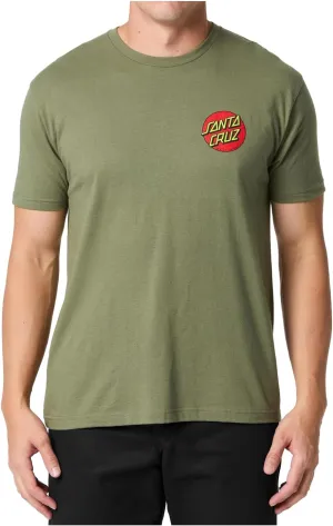 SANTA CRUZ S/S T-Shirt Chest Dot Skate T-Shirt