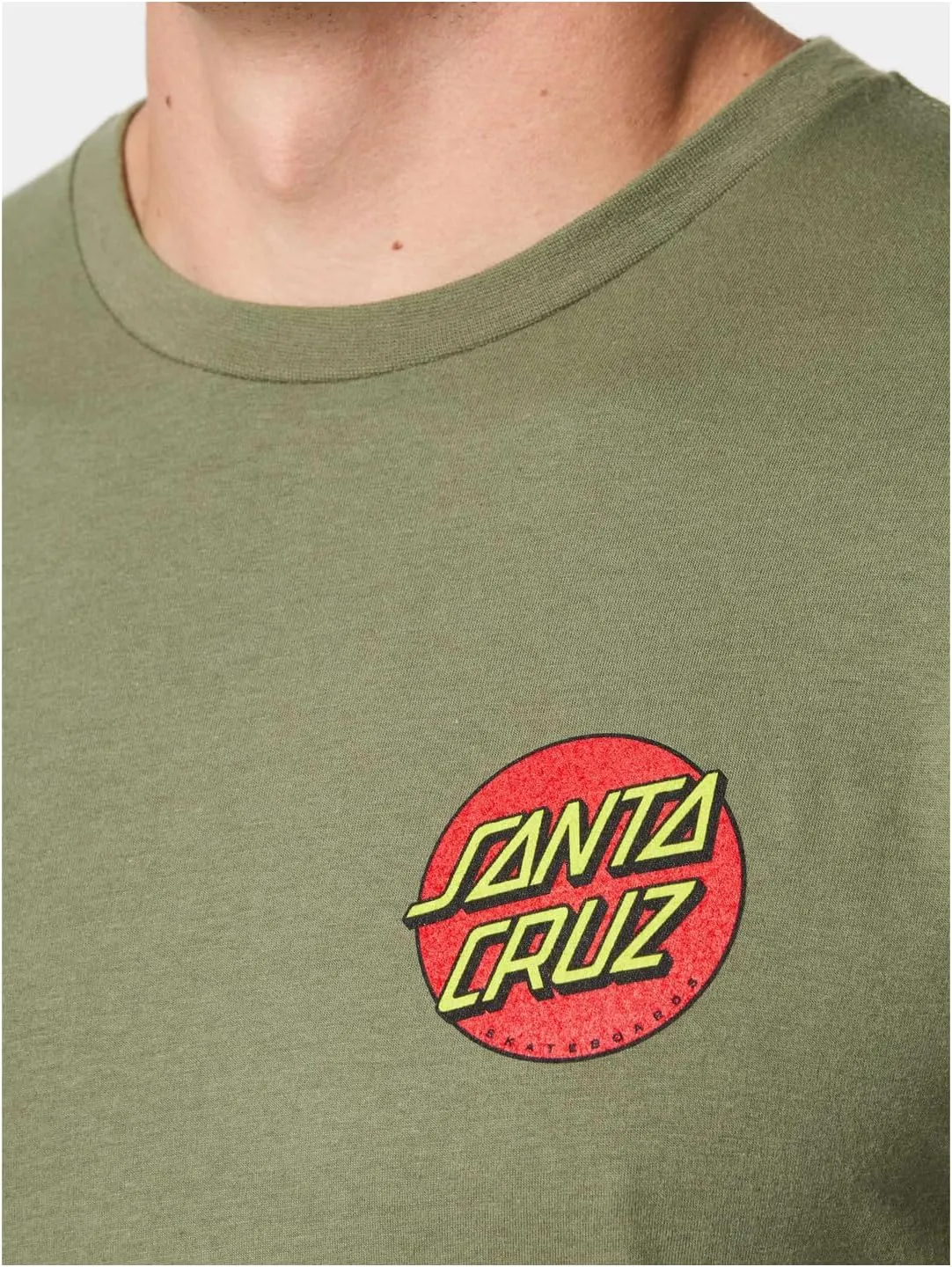 SANTA CRUZ S/S T-Shirt Chest Dot Skate T-Shirt
