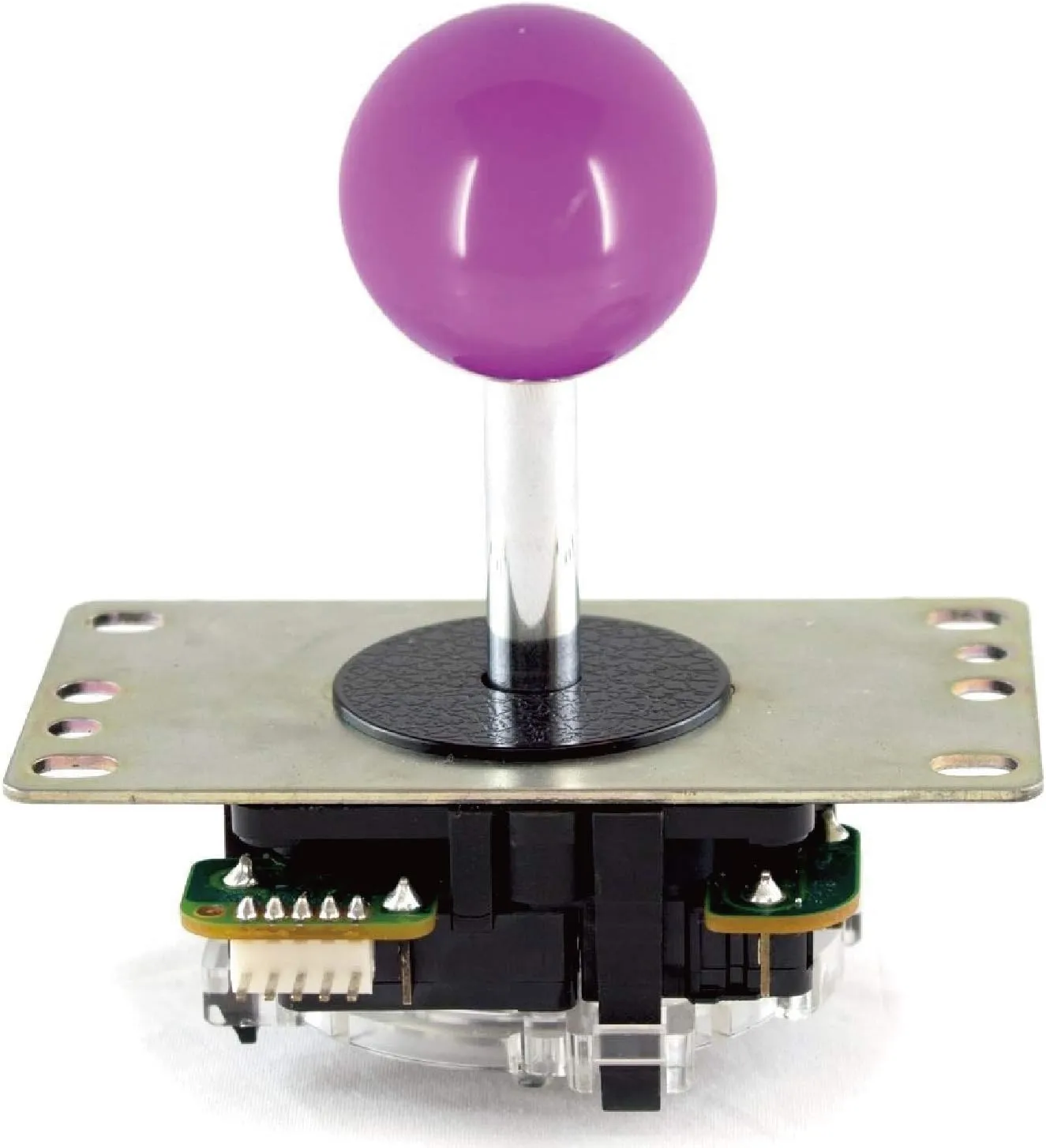 SANWA JLF-TP-8YT Arcade Joystick (Purple Ball Top) - Premium, High Precision, Responsive Controls, Multi-Platform Compatible - Ideal for Gaming Enthusiasts, for Arcade Jamma Game 4 & 8 Way Adjustable