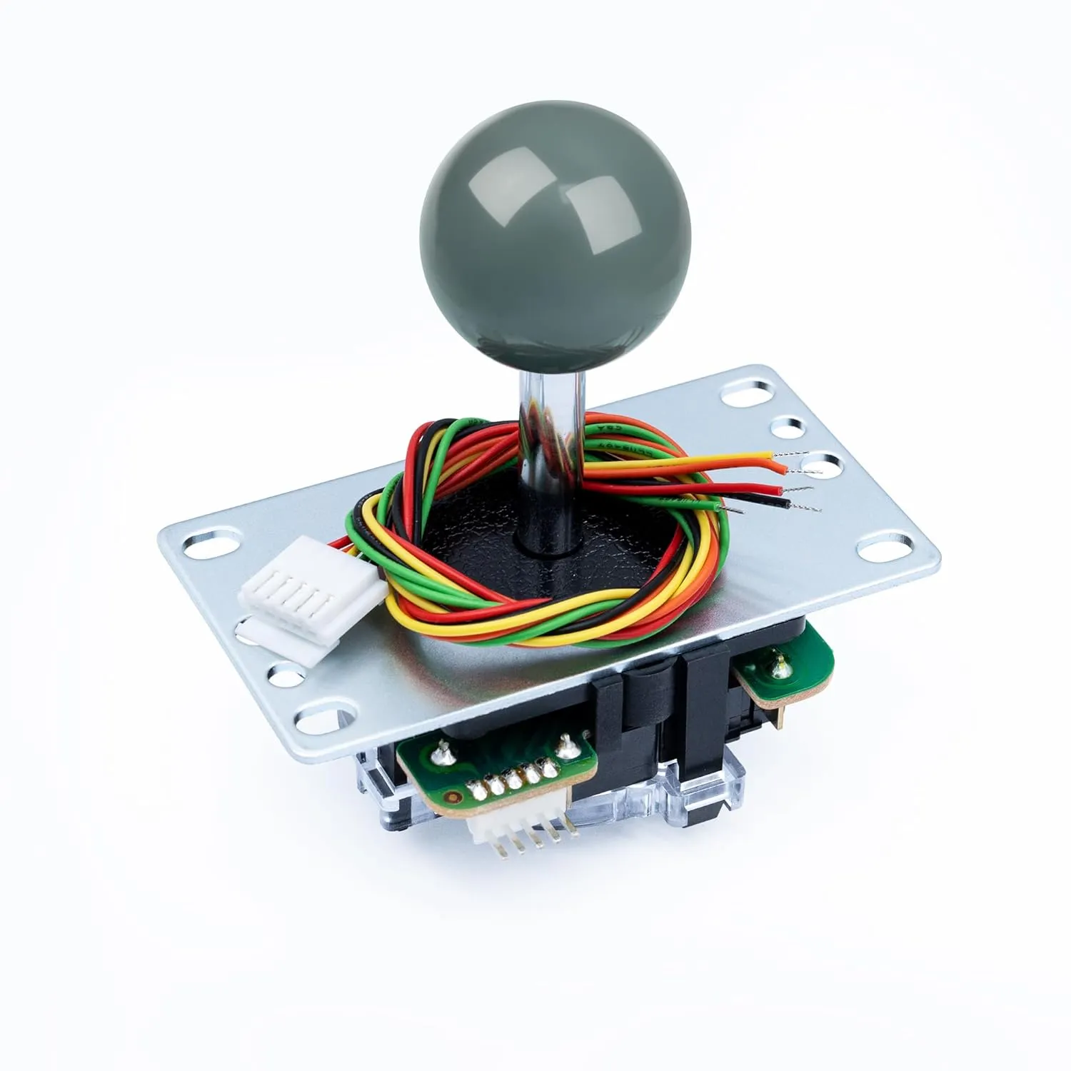 SANWA JLF-TP-8YT Joystick Gray Original - for Arcade Jamma Game 4 & 8 Way Adjustable, Compatible with MAYFLASH F300 F500 F700 Hori stick and more