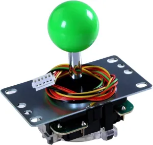 SANWA JLF-TP-8YT Joystick Green Original - for Arcade Jamma Game 4 & 8 Way Adjustable, Compatible with Catz Mad SF4 Tournament Joystick (Green Ball Top) S@NWA