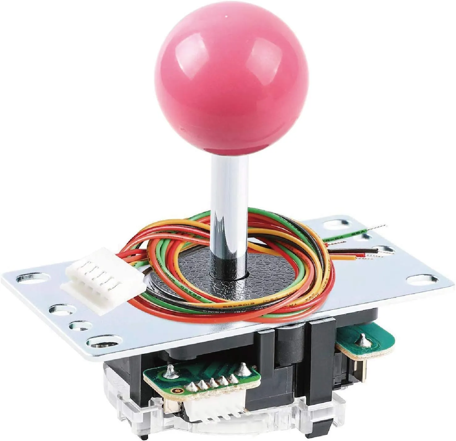 SANWA JLF-TP-8YT Joystick Pink Original - for Arcade Jamma Game 4 & 8 Way Adjustable, Compatible with Catz Mad SF4 Tournament Joystick (Pink Ball Top), Use for Arcade Game Machine Cabinet S@NWA