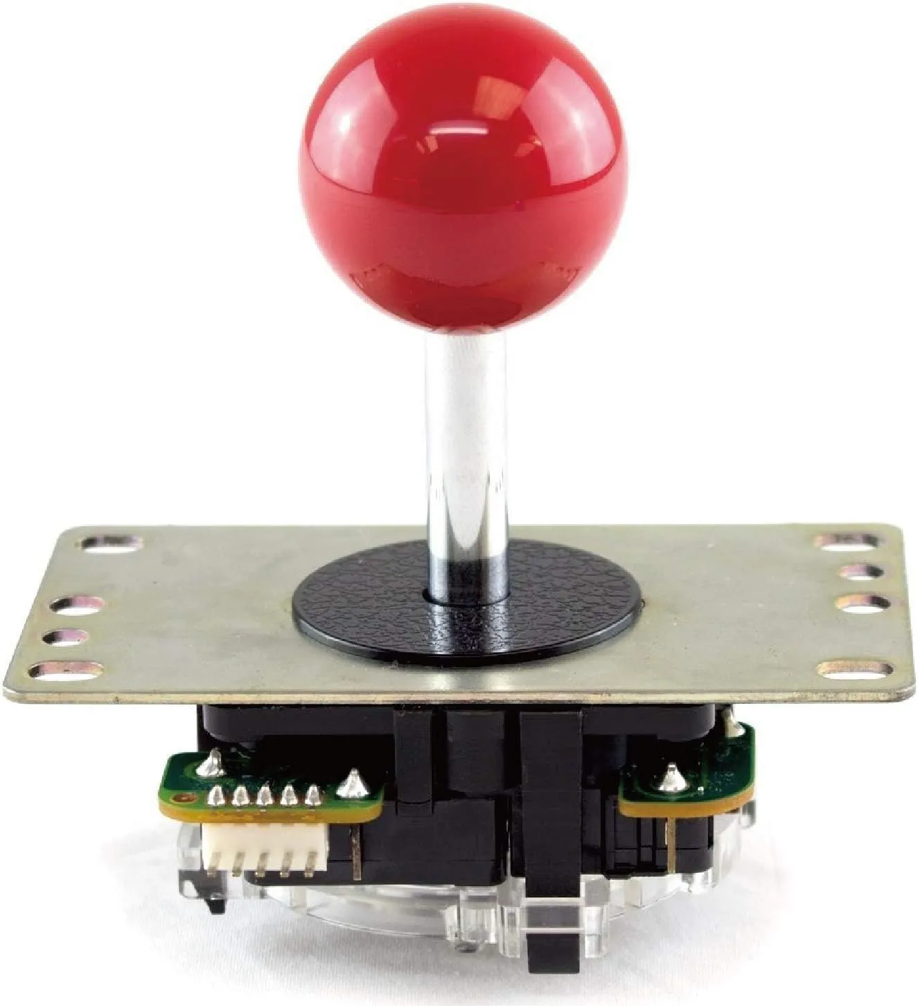 SANWA JLF-TP-8YT Joystick Red Original - for Arcade Jamma Game 4 & 8 Way Adjustable, Compatible with Catz Mad SF4 Tournament Joystick (Red Ball Top), Use for Arcade Game Machine Cabinet S@NWA