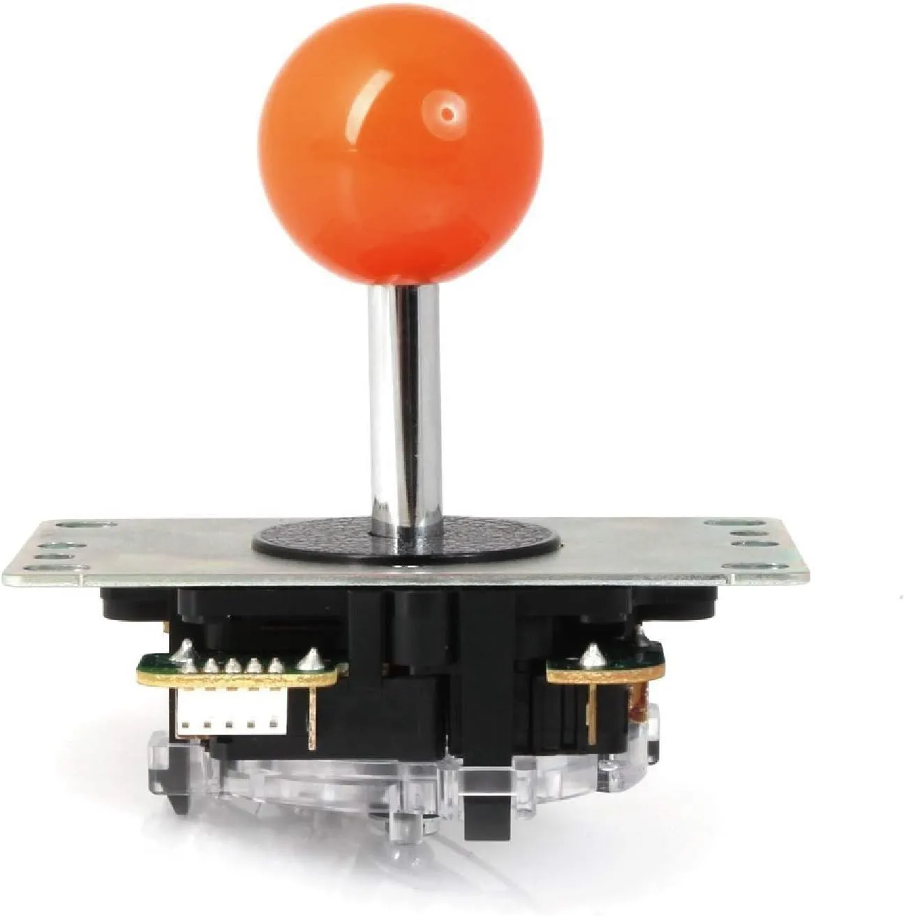 SANWA JLF-TP-8YT Original Joystick Orange - for Arcade Jamma Game 4 & 8 Way Adjustable, Compatible with Catz Mad SF4 Tournament Joystick (Orange Ball Top) S@NWA