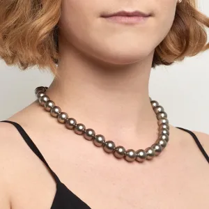 Satin Ballet Slippers Tahitian Pearl Necklace