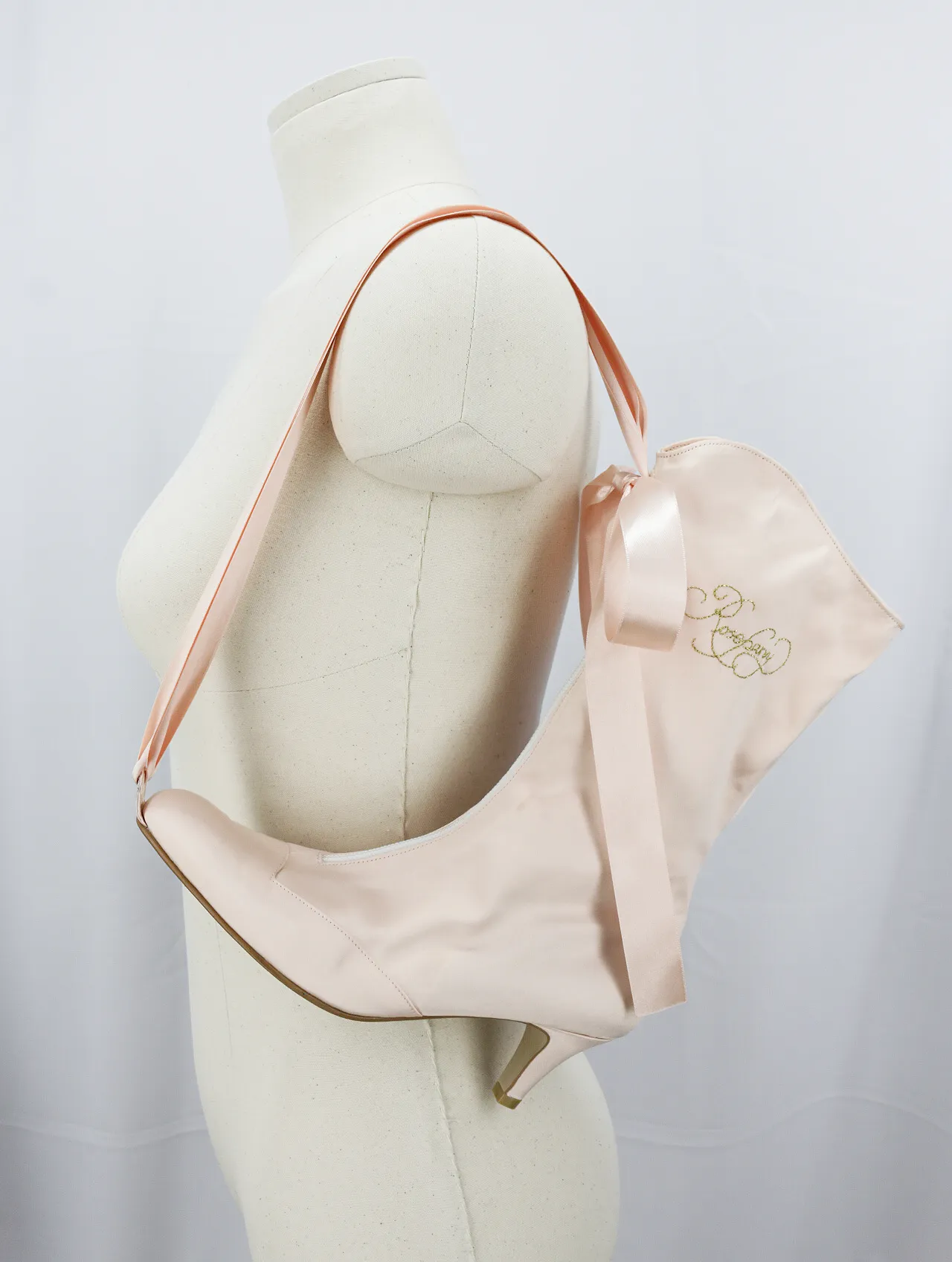 Satin Boots Bag