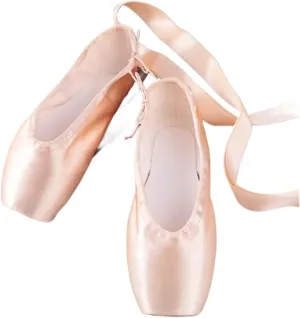 Satin Pointe Shoes for Girls Professional Ballet Pointe Shoe for Kids Girl and Ladies Women Satin Ballet Shoes with Ribbons(38(Foot 23cm))