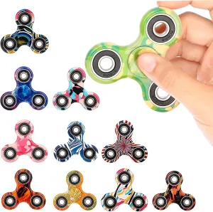 SCIONE 48 Pack Fidget Spinner Goodie Bag, Anxiety Stress Relief Fidget Toy Pack-Hand Spinner Party Favors for Kid Adult, Stocking Stuffer, Easter Basket Stuffers, Classroom Prizes