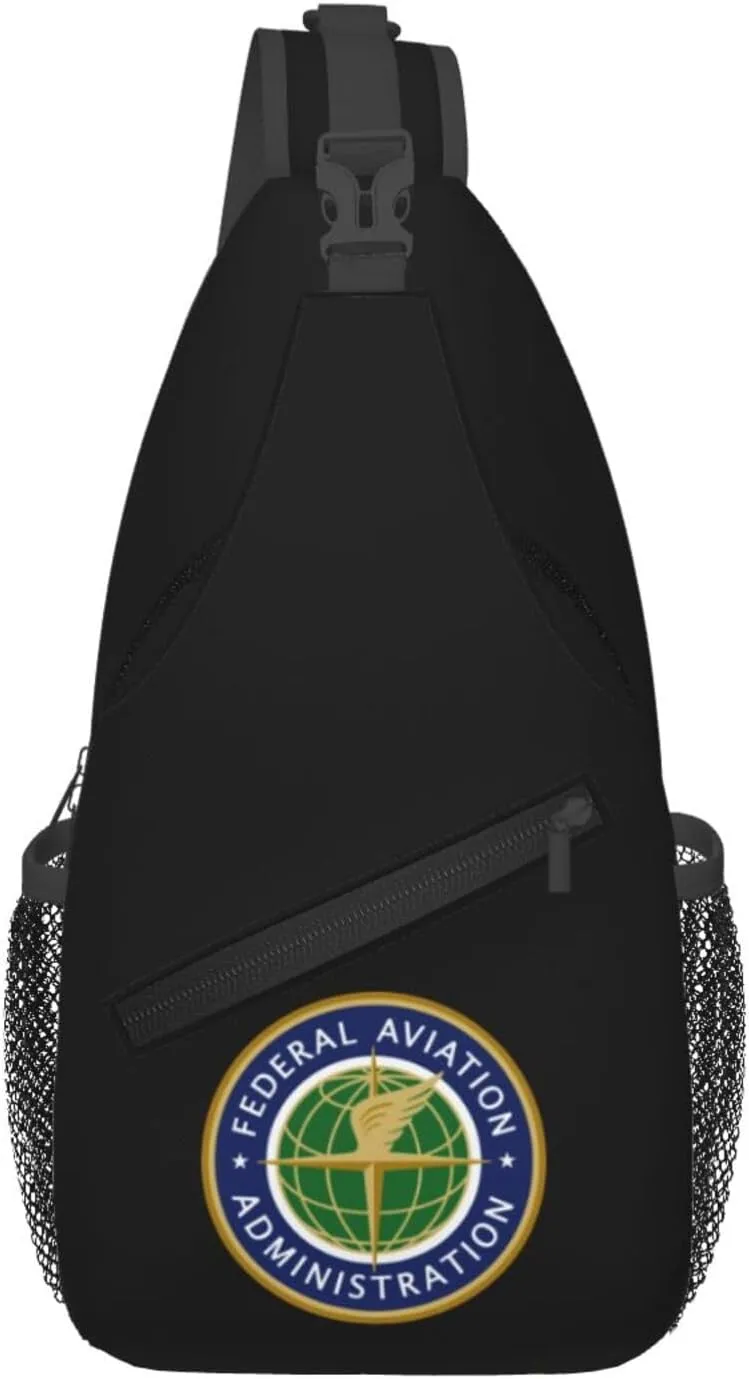 Seal of the United States Federal Aviation Administration Crossbody Bags For Women Men Chest Backpack Gym Shoulder Bag Travel Outdoor Sports Casual Crossbody Bags