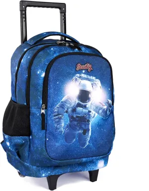 Seastig Kids Wheeled Backpack - 18in Double Handle with Wheels