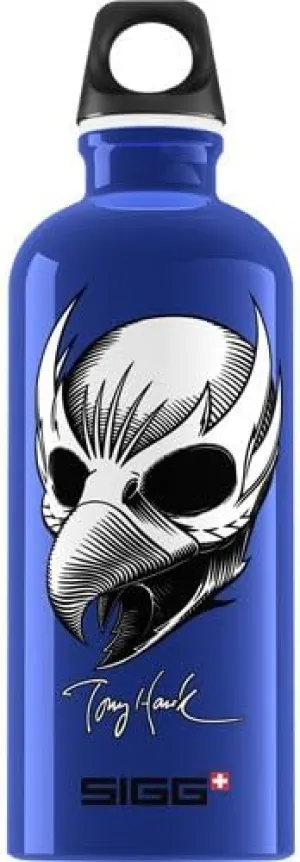 Sigg Water Bottle - Tony Hawk Birdman Blue - .6 Liters Home Kitchen Furniture Decor
