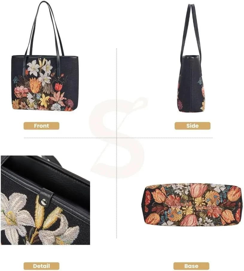 Signare Tapestry Shoulder Bag Tote Bag for Women with Travel or Work Tote Bags for Women
