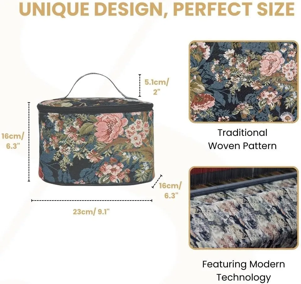 Signare Womens Vanity Bag/Toiletry Case/Make-Up Case, Available in 14 Designs